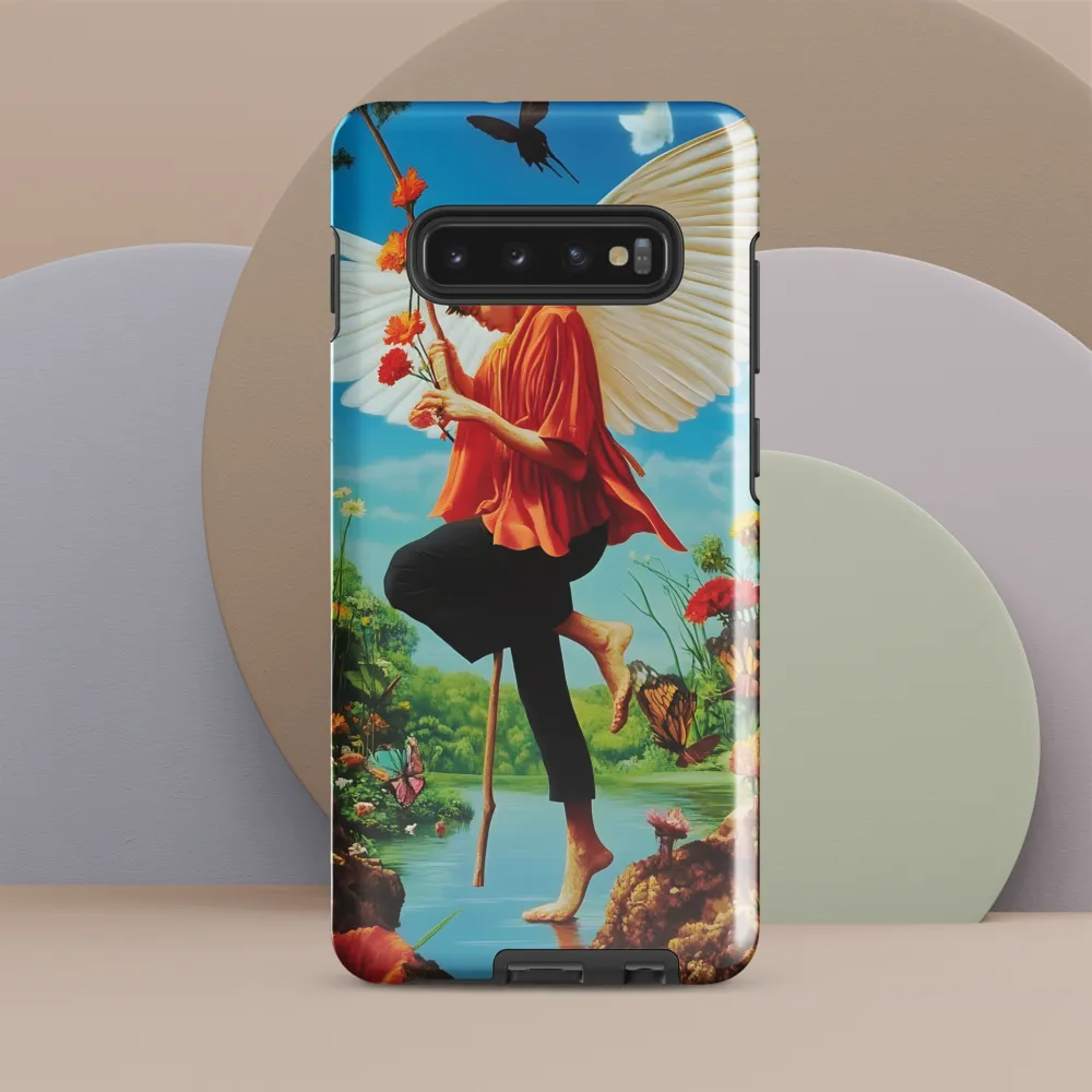 The Angel of Tranquility | Phone Case |  S10 Plus | Tough Case | Glossy