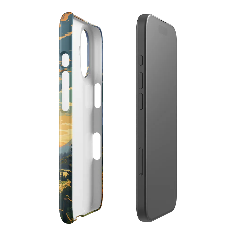 Tranquil Valley at Dusk | Phone Case |  16 | Snap Case | Glossy