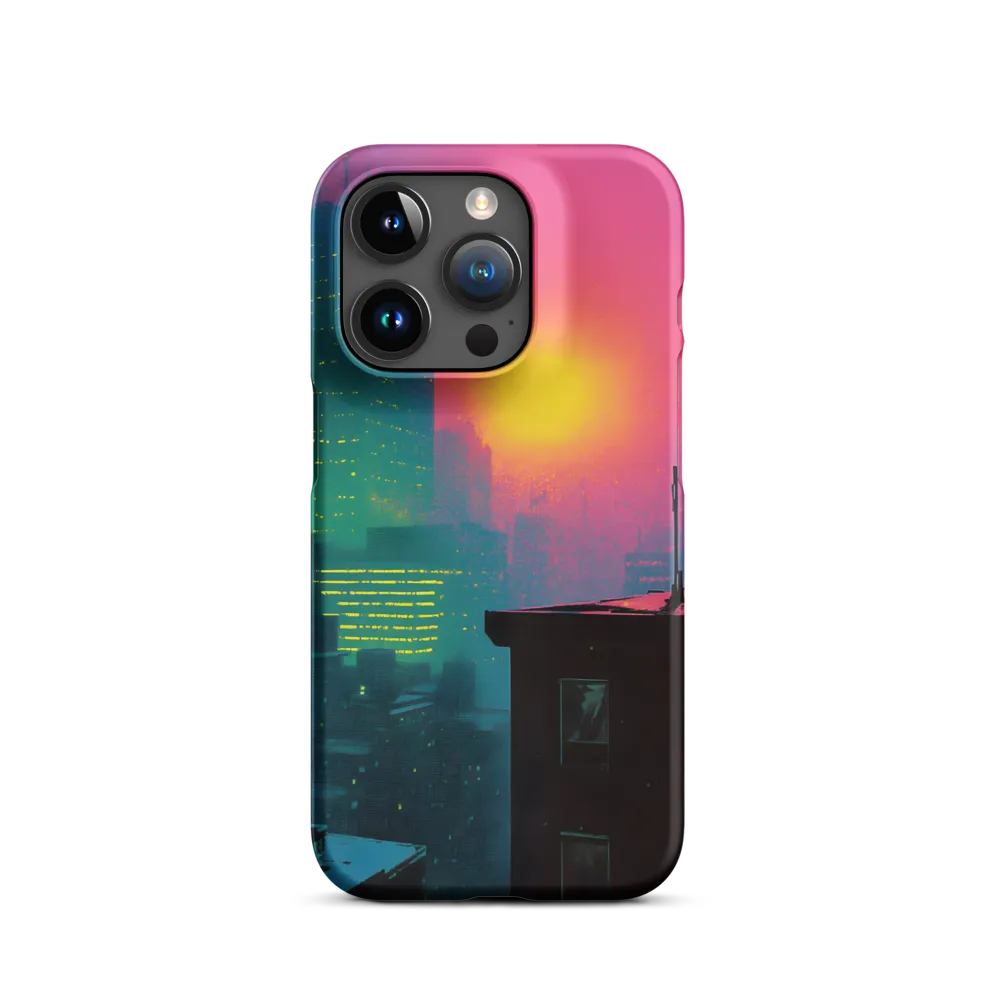 Neon Horizon | Phone Case |  15 Pro | Snap Case | Matte