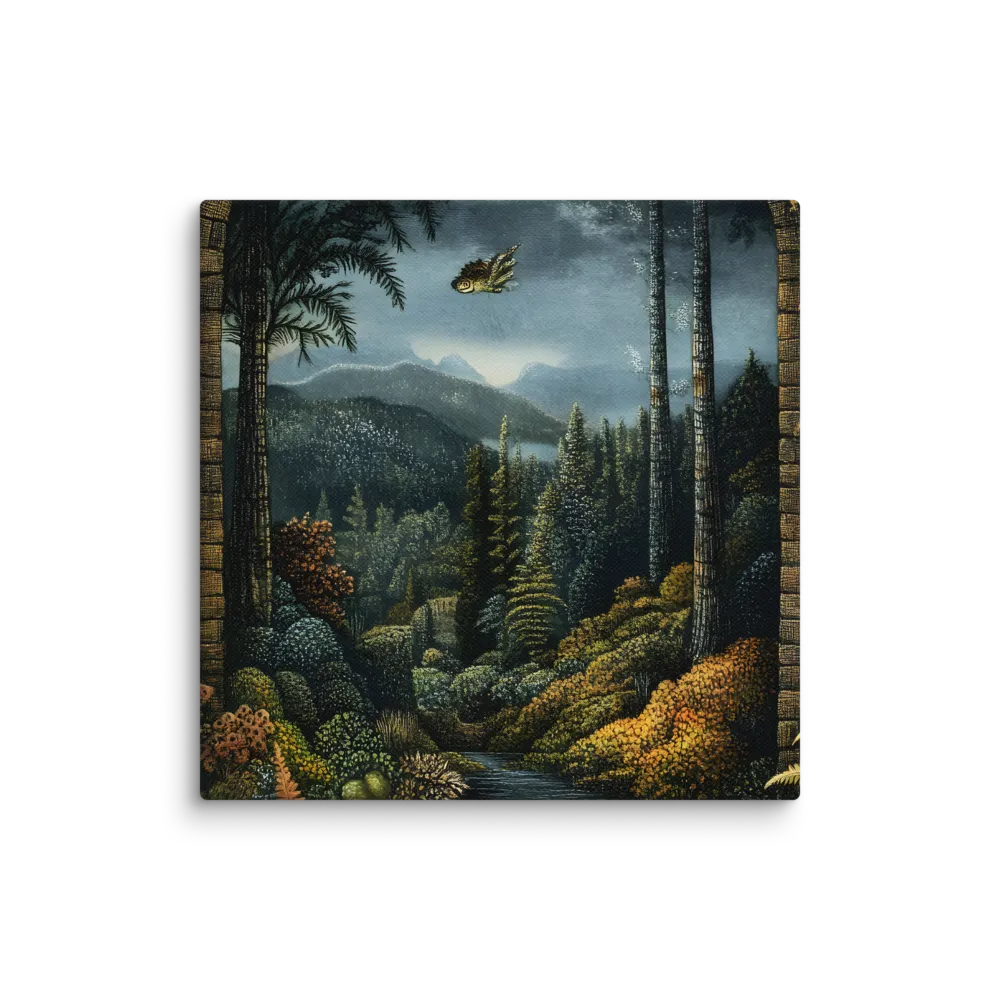 Whispers of the Enchanted Forest | Canvas | 14″×14″
