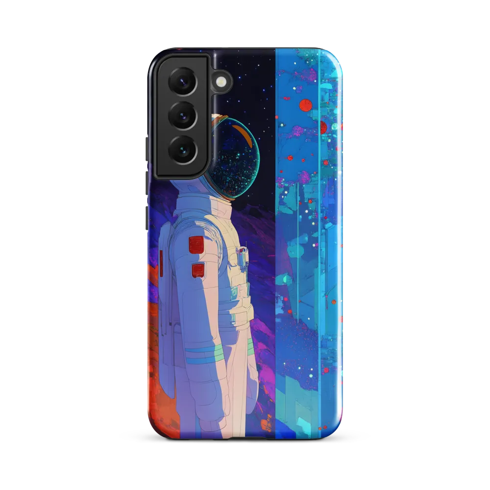 Cosmic Exploration: The Astronaut's Journey | Phone Case |  S22 Plus | Tough Case | Glossy