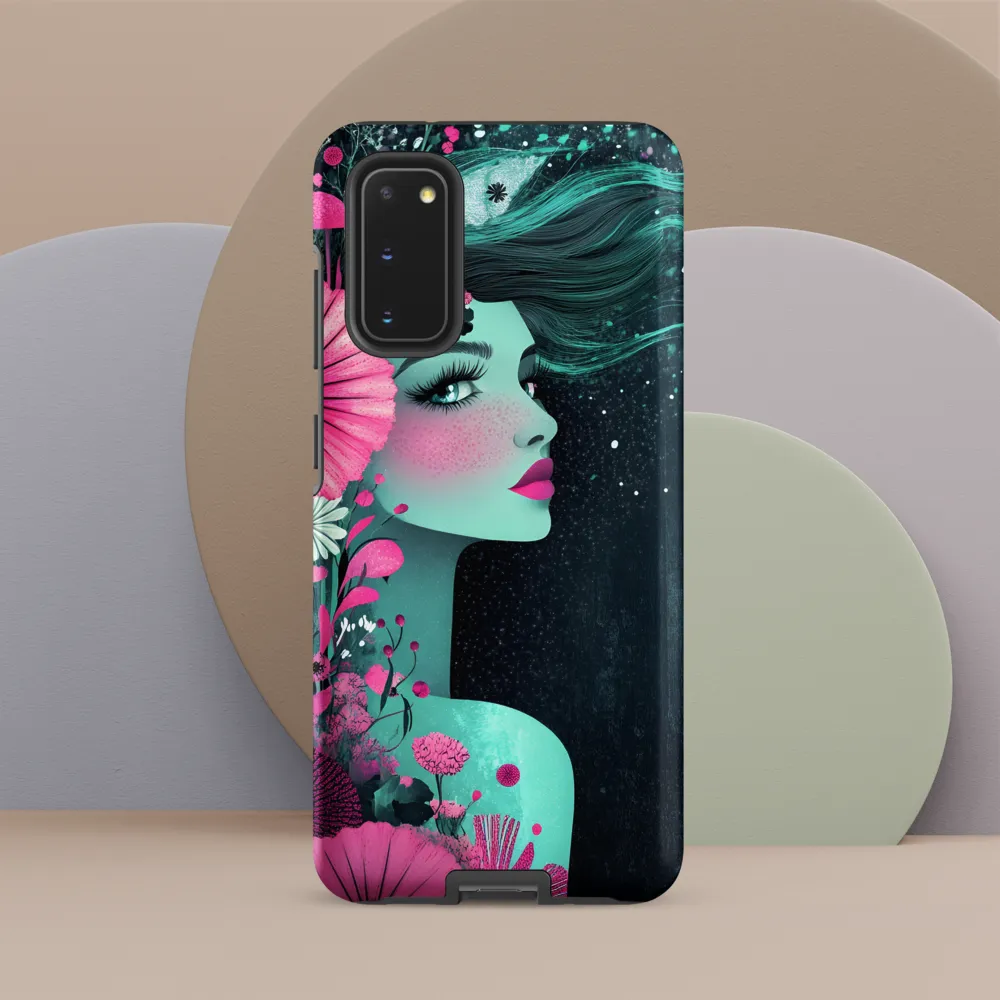 Floral Harmony: Portrait of Serenity