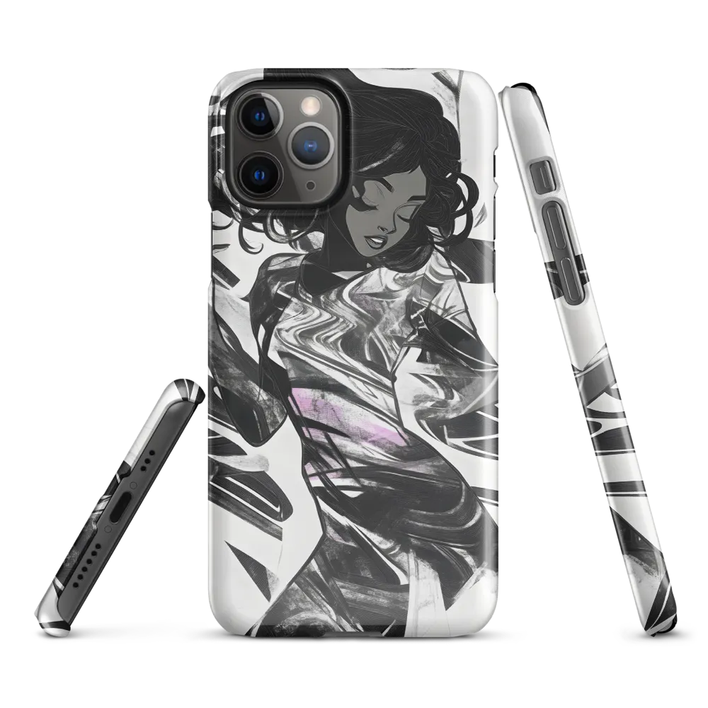 Fluid Grace: The Dance of Shadows | Phone Case |  11 Pro | Snap Case | Glossy