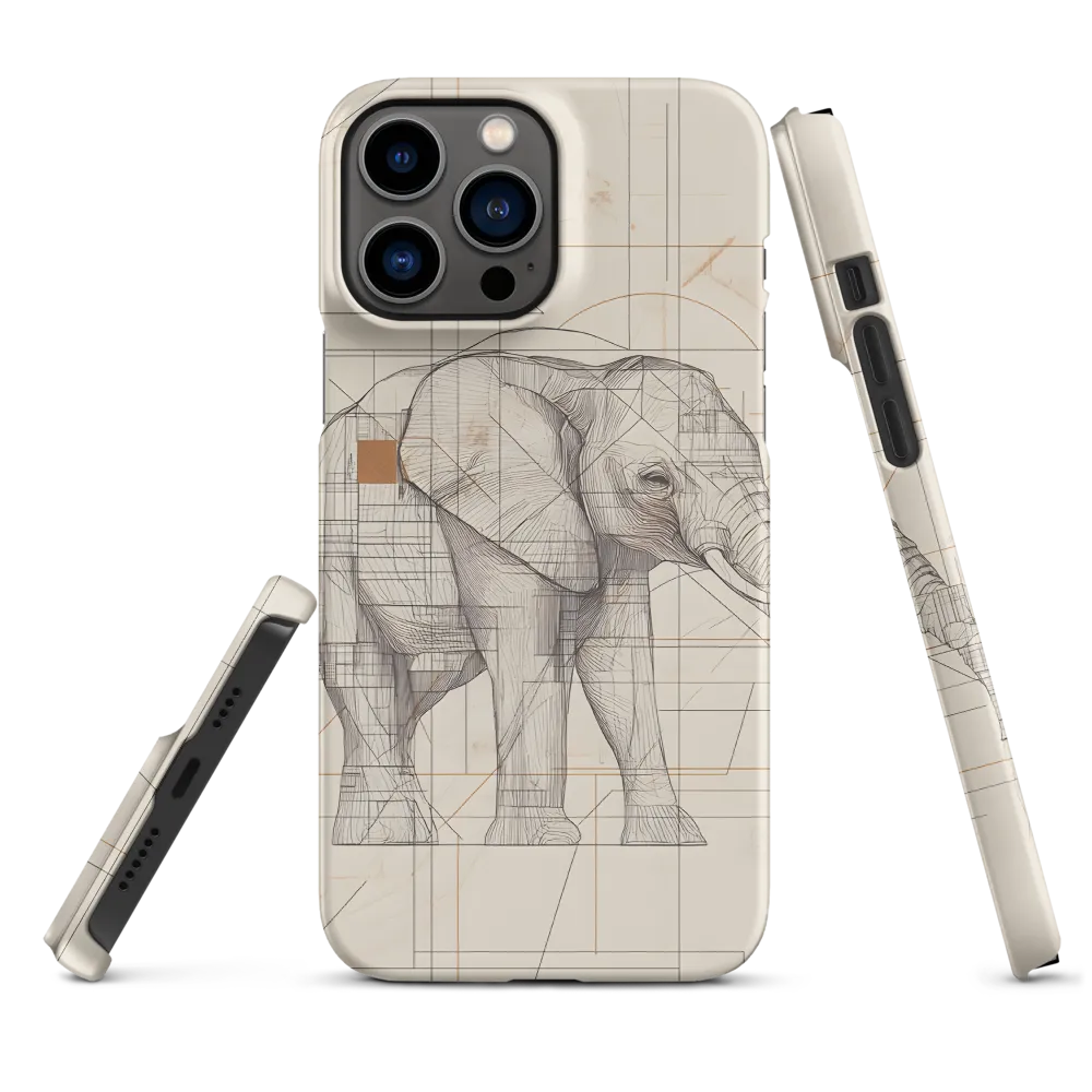 Geometric Elegance: The Steel Elephant