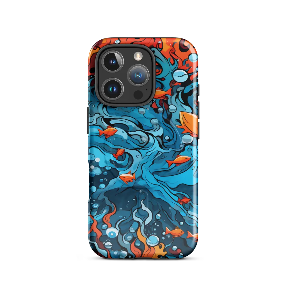 Fluid Harmony: Ocean and Flames