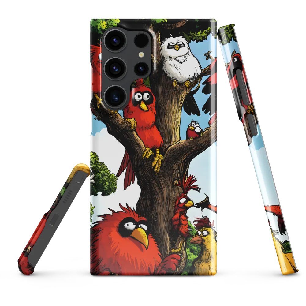 Whimsical Avian Gathering