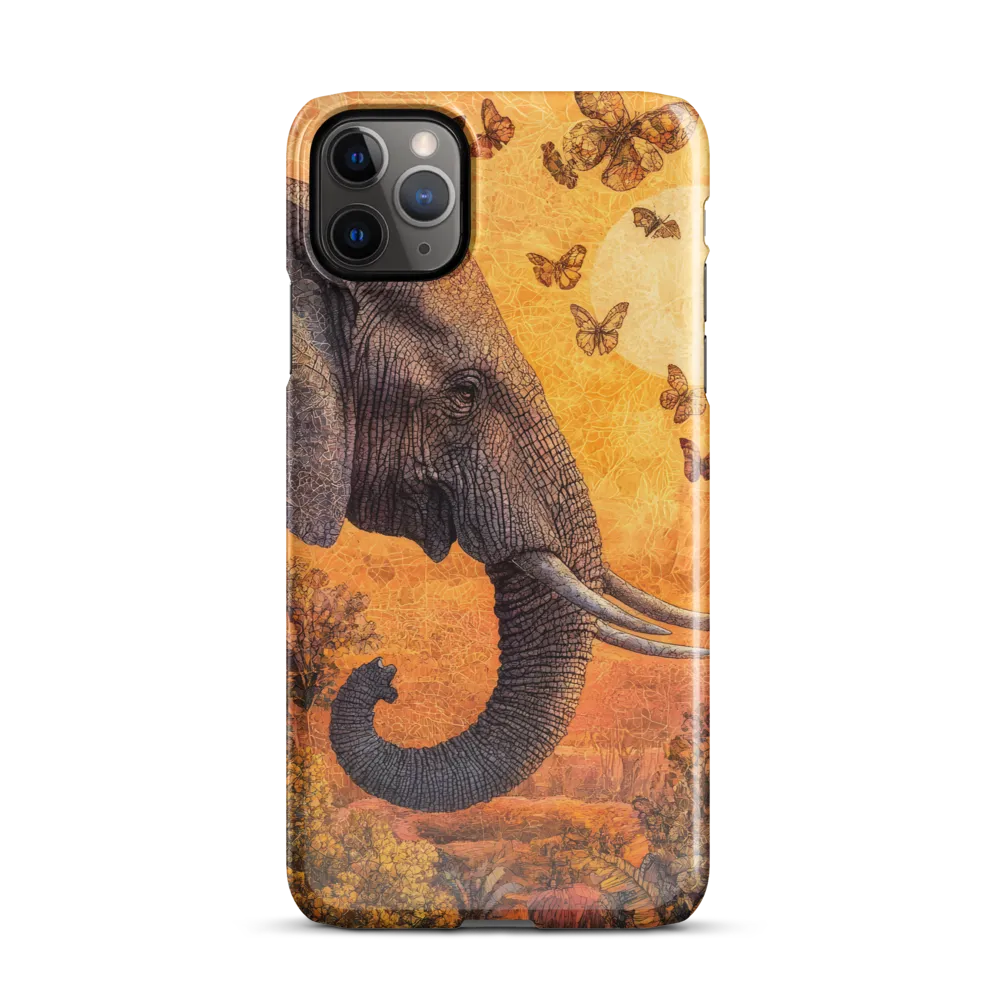 Whispers of the Wild: The Serene Elephant | Phone Case |  11 Pro Max | Snap Case | Glossy