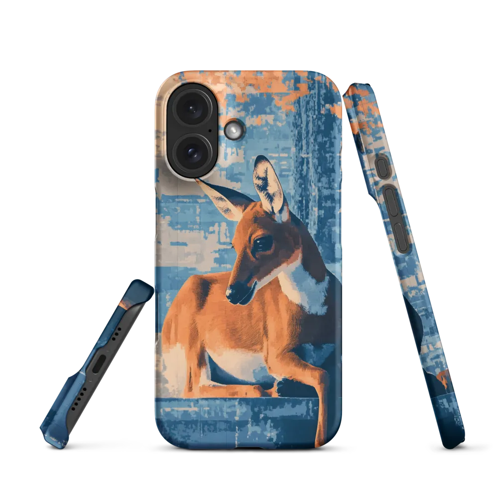 Serenity in Color: The Reclining Deer | Phone Case |  16 | Snap Case | Matte