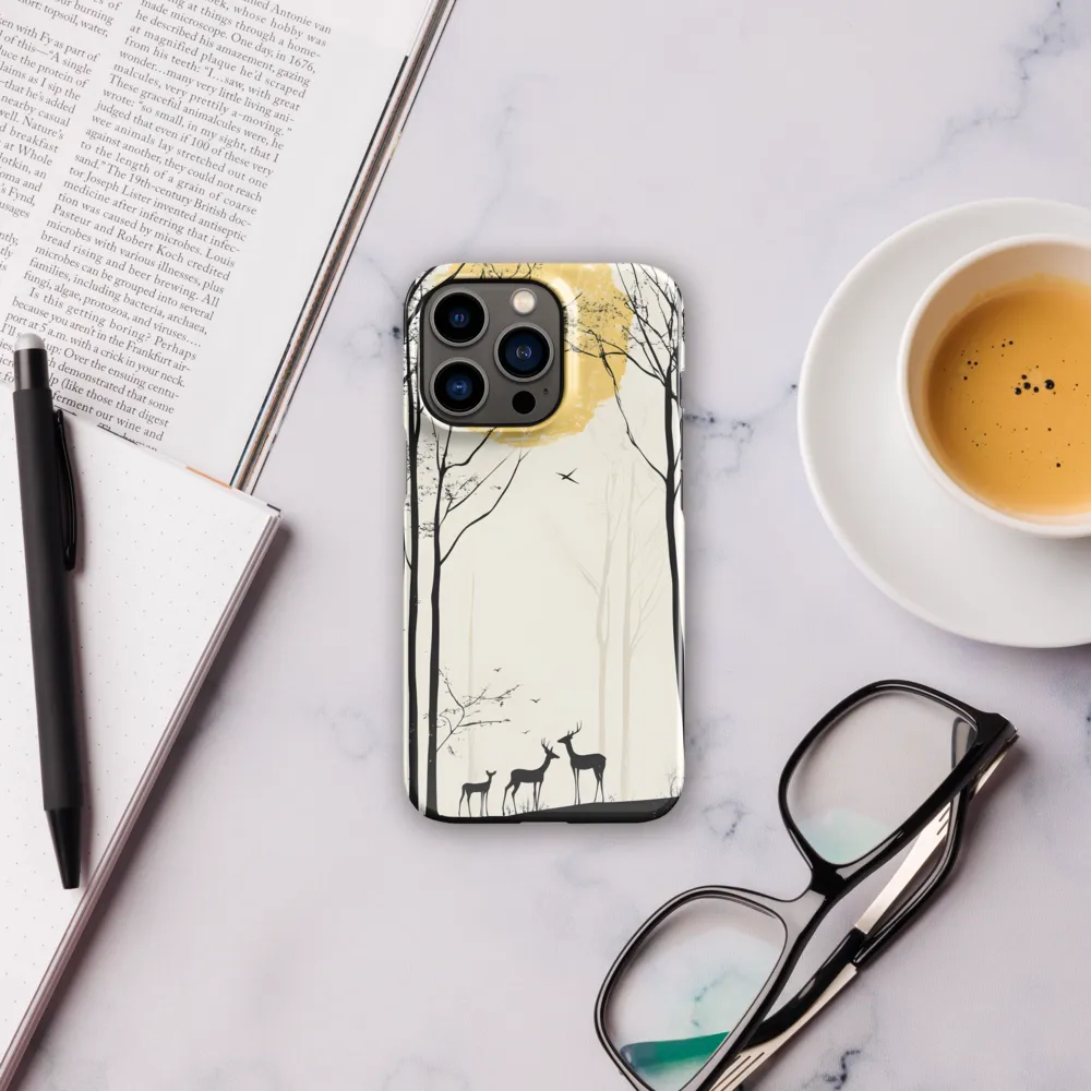 Silhouetted Serenity | Phone Case |  13 Pro | Snap Case | Glossy