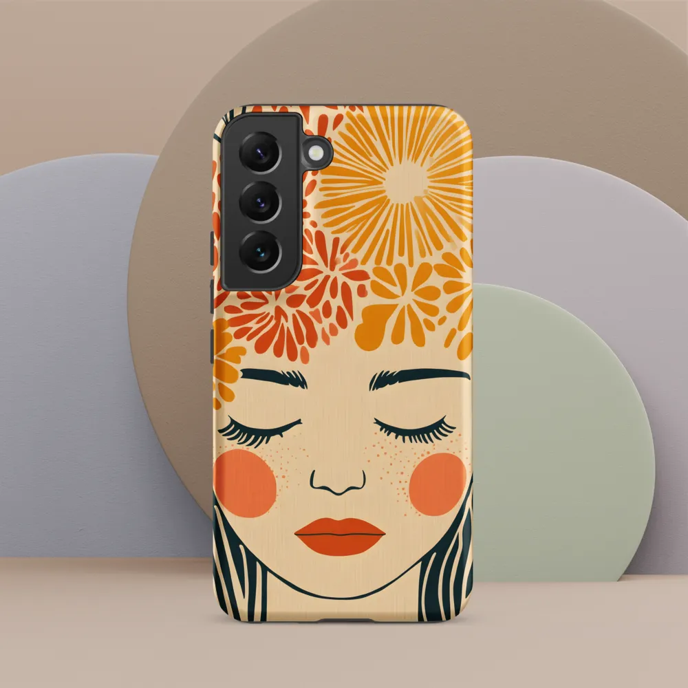 Serenity in Bloom | Phone Case |  S22 | Tough Case | Matte
