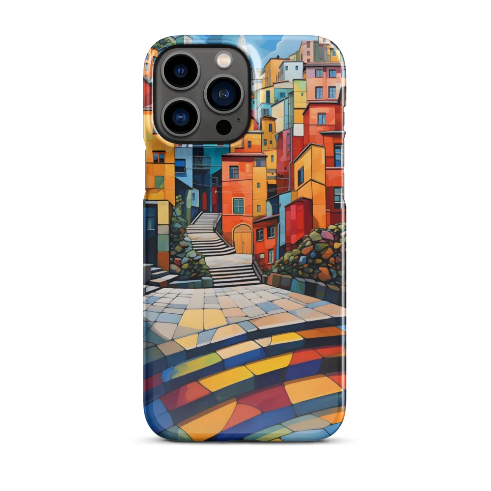 Vibrant Village: A Cubist Journey