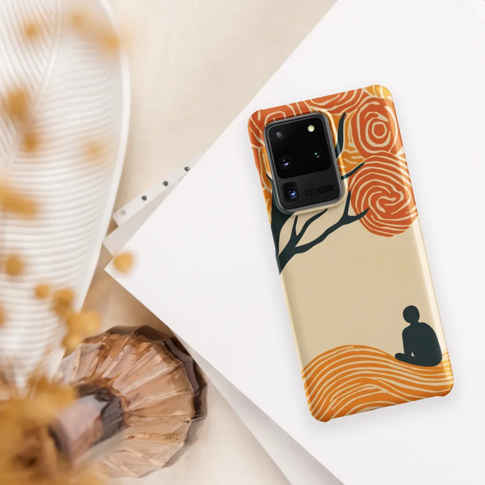 Silent Reflections under Swirling Leaves | Phone Case |  S20 Ultra | Snap Case | Matte