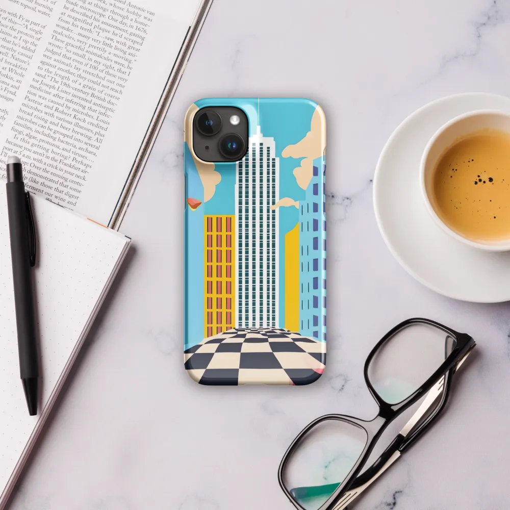 Vibrant Urban Dreamscape | Phone Case |  15 Plus | Snap Case | Glossy