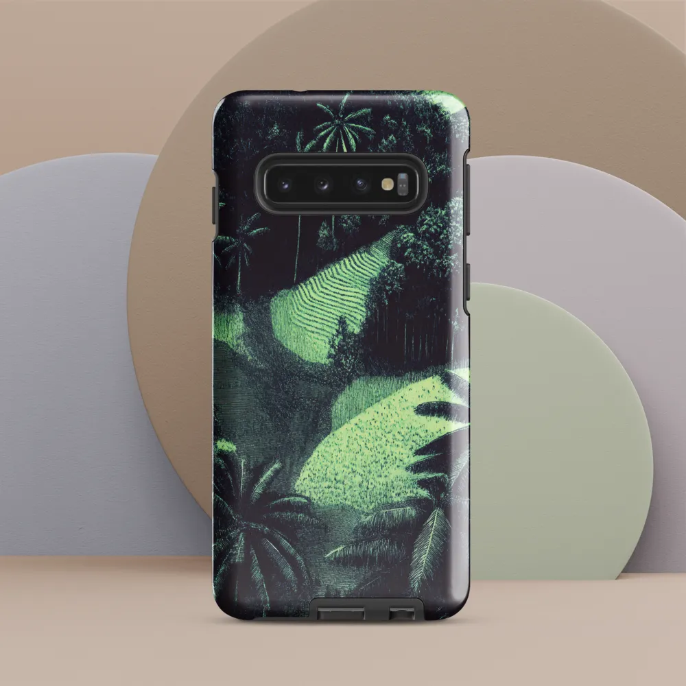 Harmony in Green: A Surreal Landscape