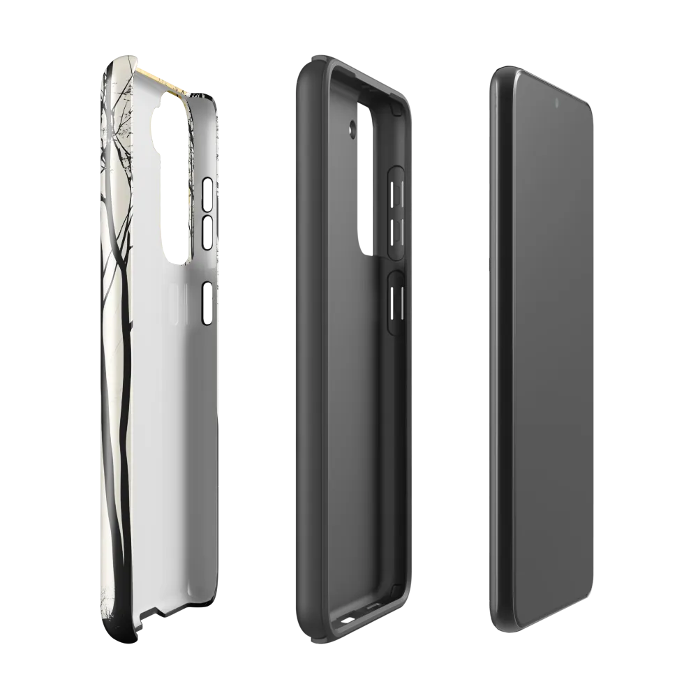 Silhouetted Serenity | Phone Case |  S21 | Tough Case | Glossy