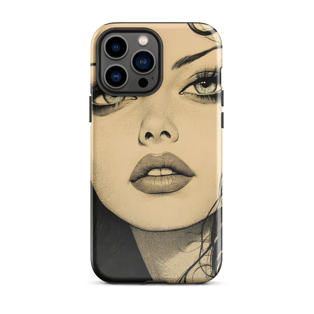 Enigmatic Gaze | Phone Case |  13 Pro Max | Tough Case | Glossy