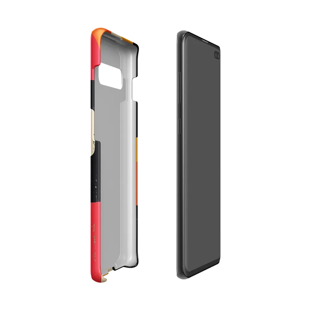 Colorful Curves: Numbers in Harmony | Phone Case |  S10 | Snap Case | Matte