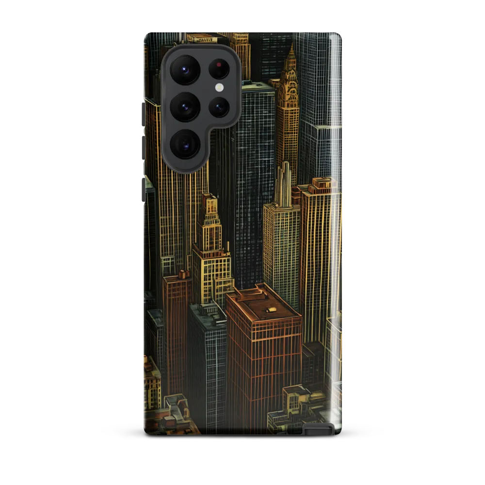 Urban Elegance: A Golden Cityscape