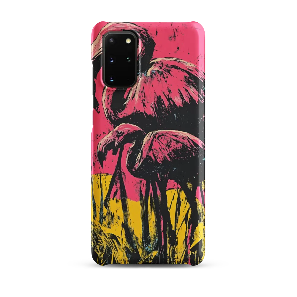 Flamingo Duet: A Pop Art Expression