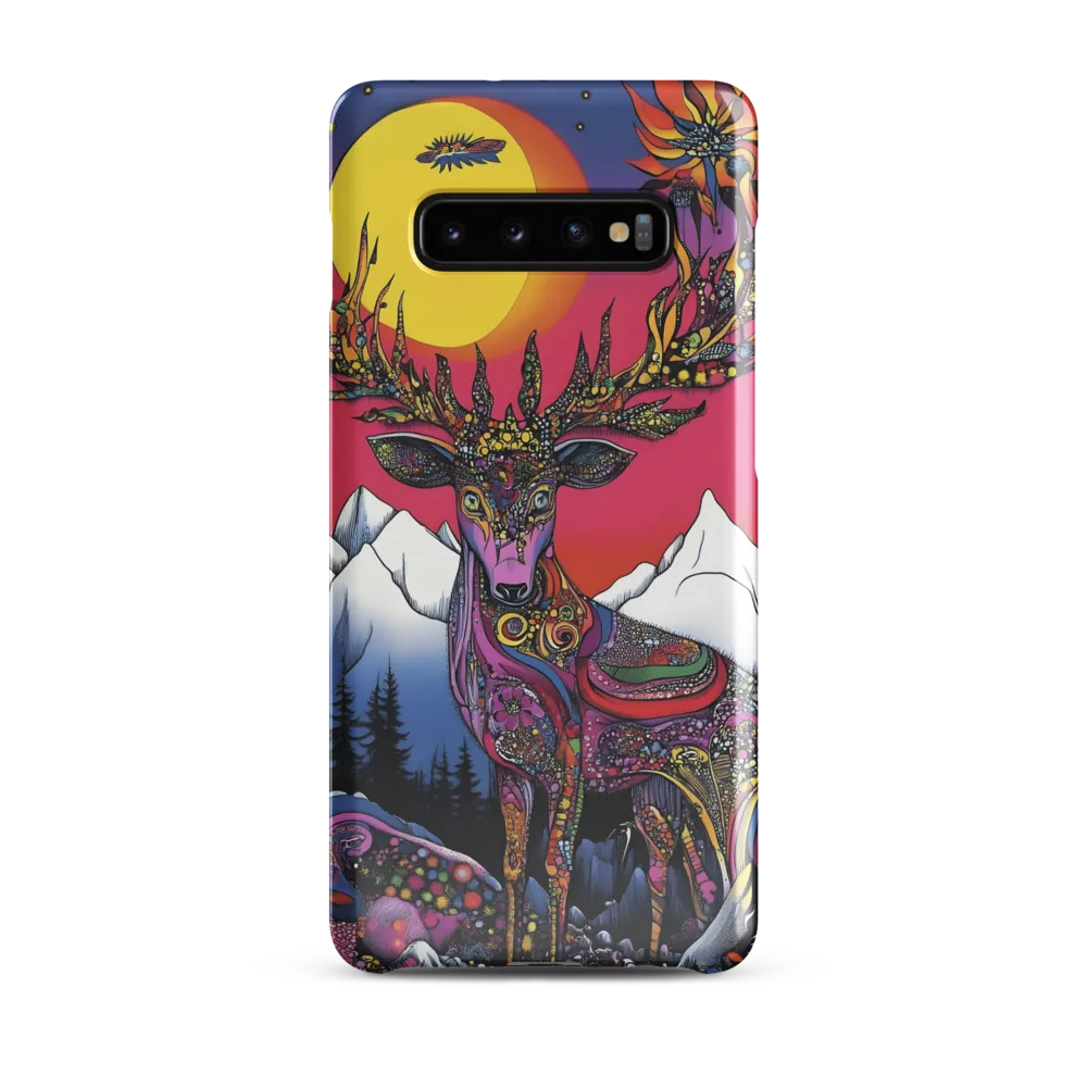 Mystical Majesty of the Psychedelic Deer | Phone Case |  S10 Plus | Snap Case | Glossy