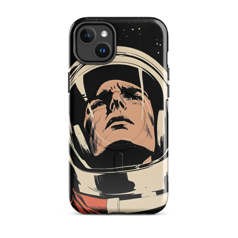 Gaze of the Astronaut | Phone Case |  14 Plus | MagSafe® Tough Case | Glossy