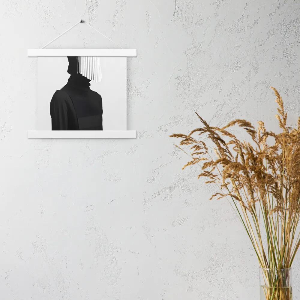 Veil of Mystery | Poster With White Wood Hanger | 10″×10″