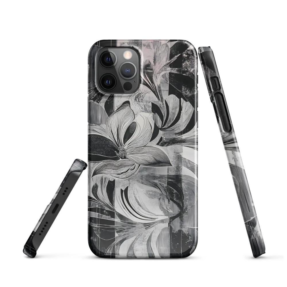 Floral Fusion in Monochrome