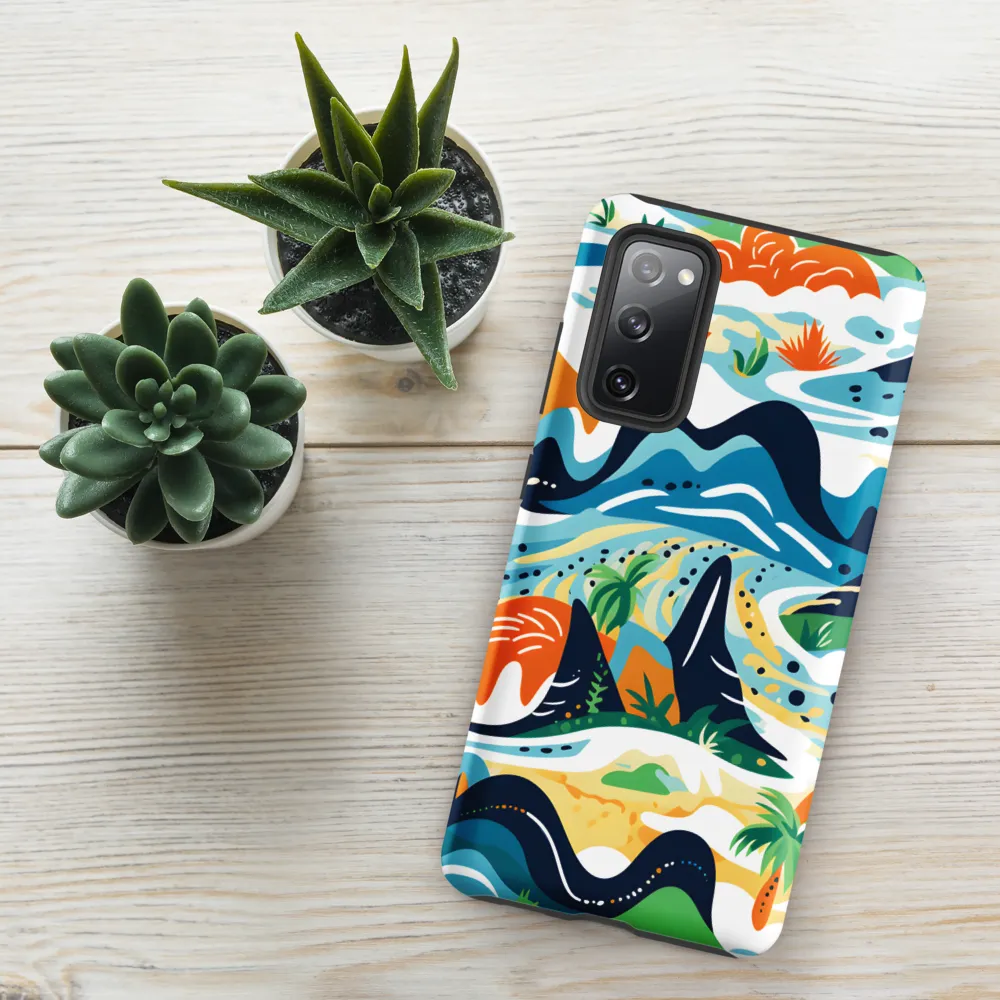 Abstract Tropical Landscape