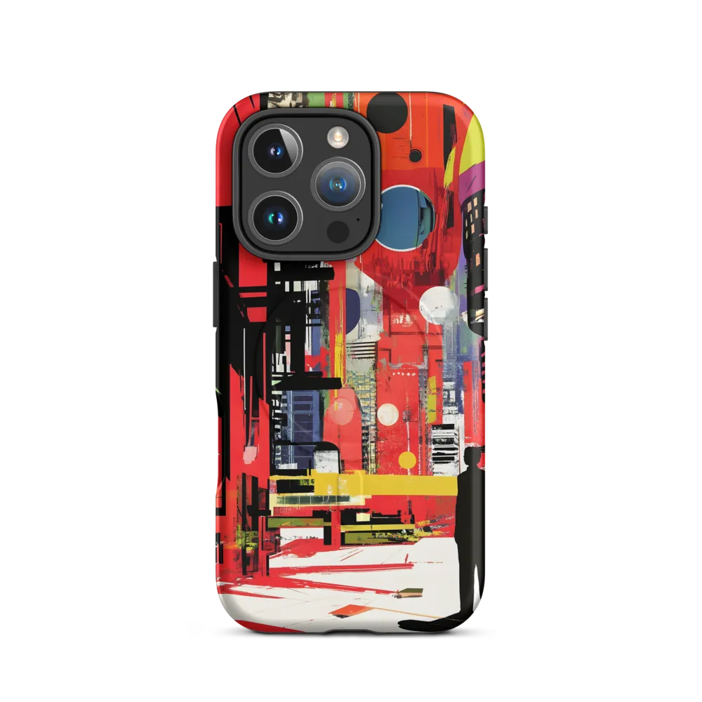 Urban Echoes: A Futuristic Reverie | Phone Case |  16 Pro | MagSafe® Tough Case | Matte