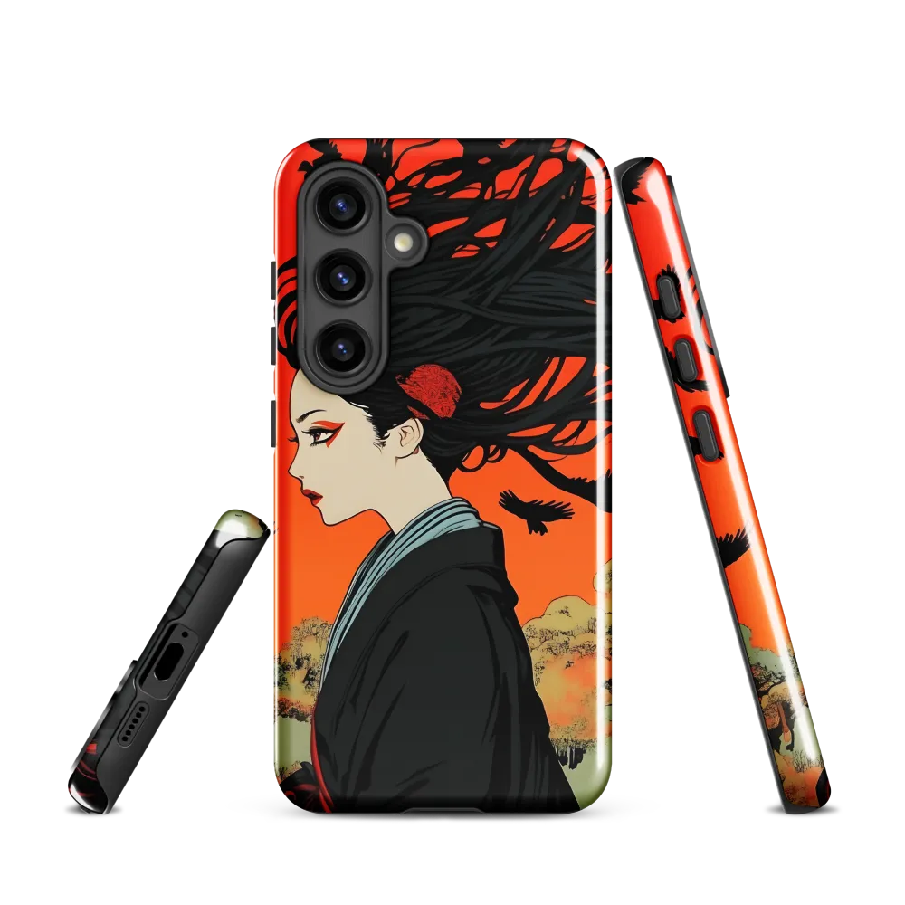 Whispers of Shadows | Phone Case |  S24 | Tough Case | Glossy