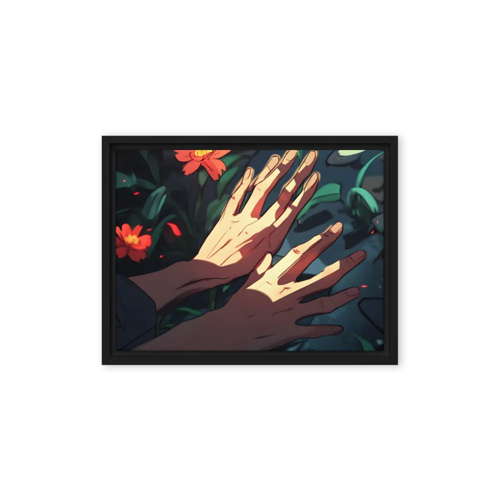 Whispers of Nature | Canvas with Black Frame | 12″×16″
