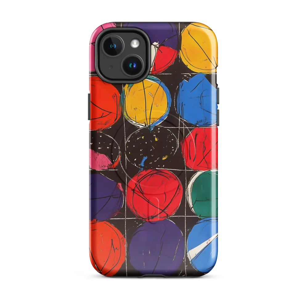 Colorful Circles in Abstract Harmony