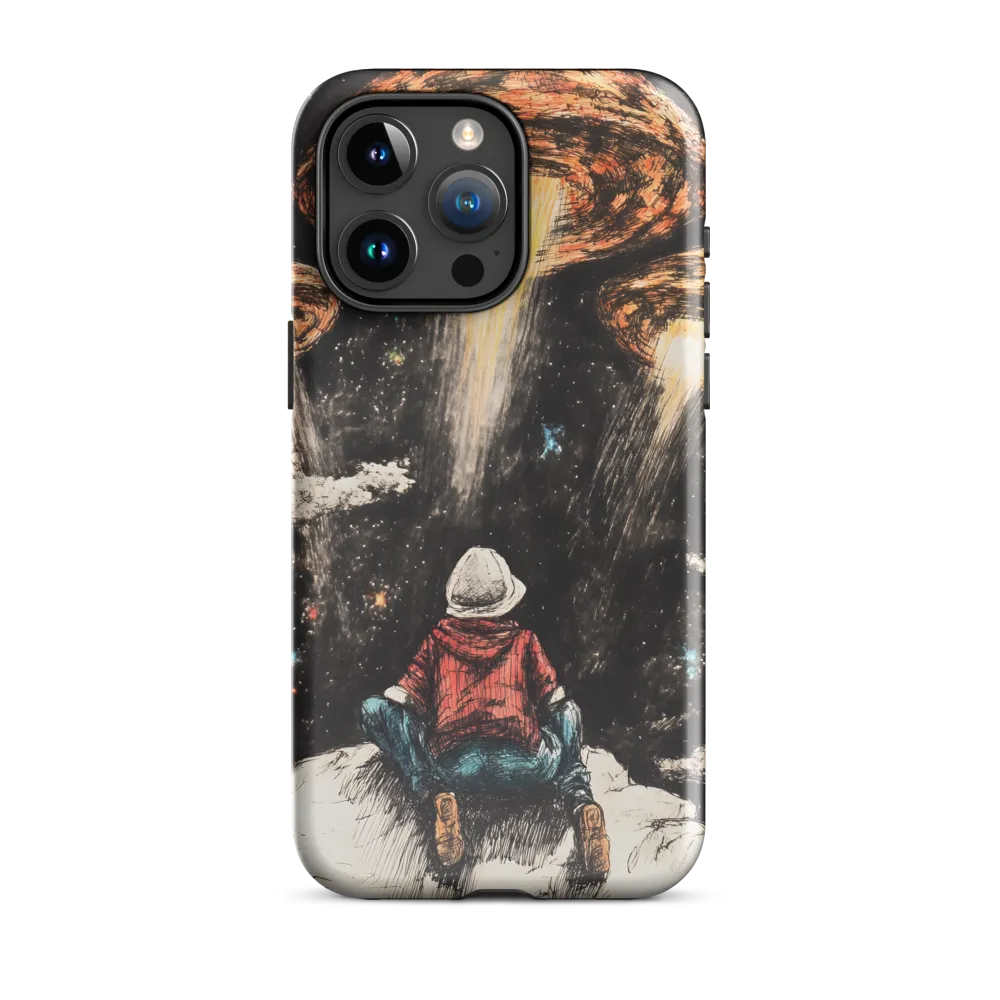 Gazing into the Unknown: A Child's Wonder in Space
