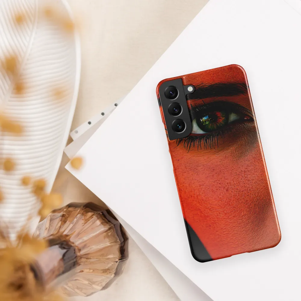 Gaze of Intensity | Phone Case |  S22 Plus | Snap Case | Glossy