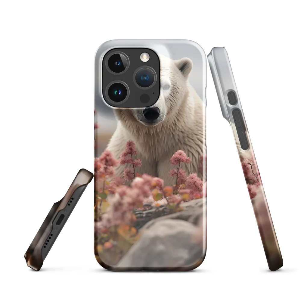 Curiosity Among Blooms: The Polar Bear