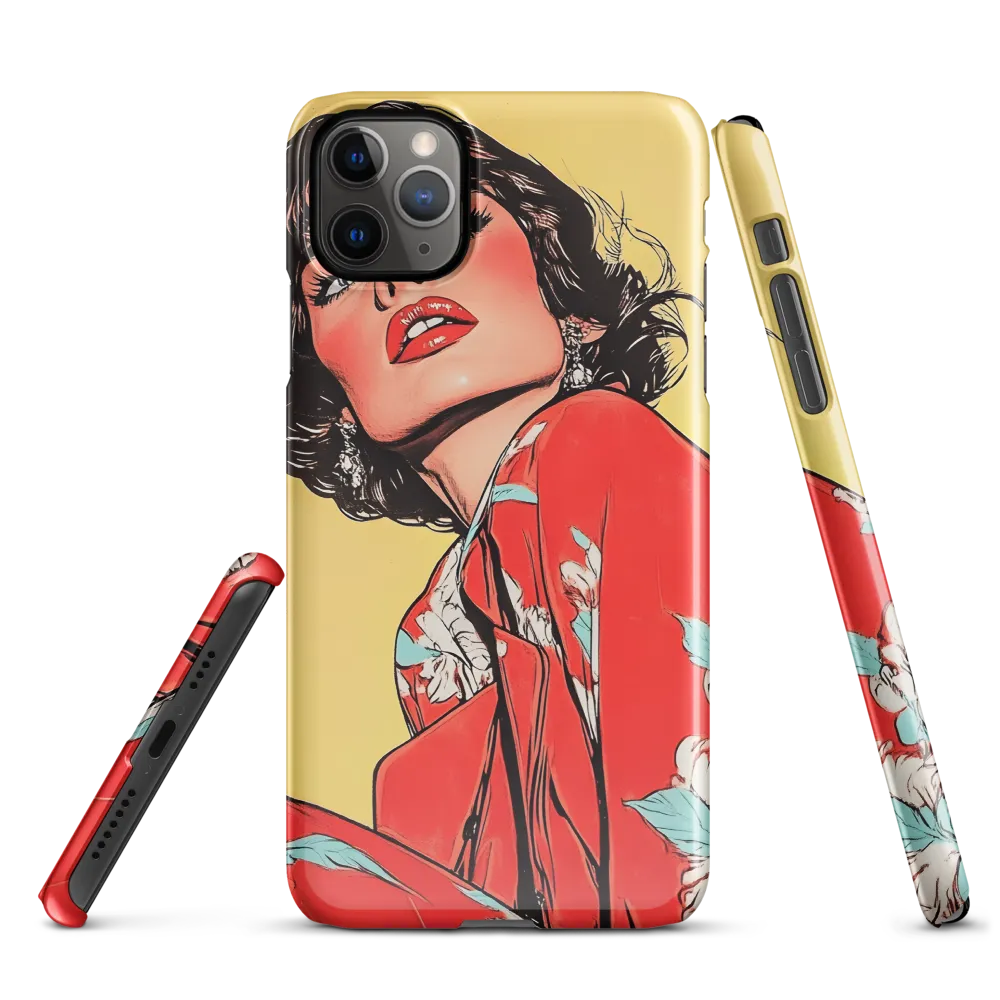 Striking Elegance in Pop Art | Phone Case |  11 Pro Max | Snap Case | Glossy