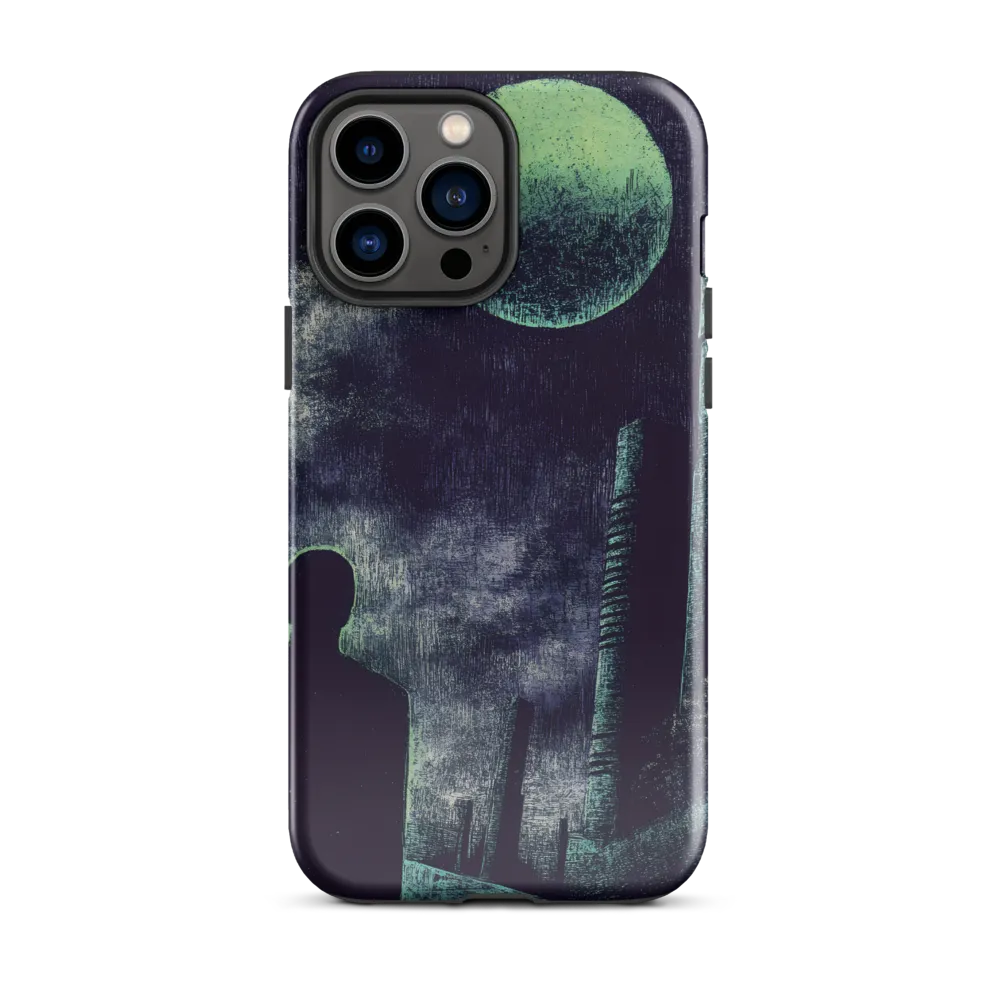 Lunar Solitude | Phone Case |  13 Pro Max | Tough Case | Glossy