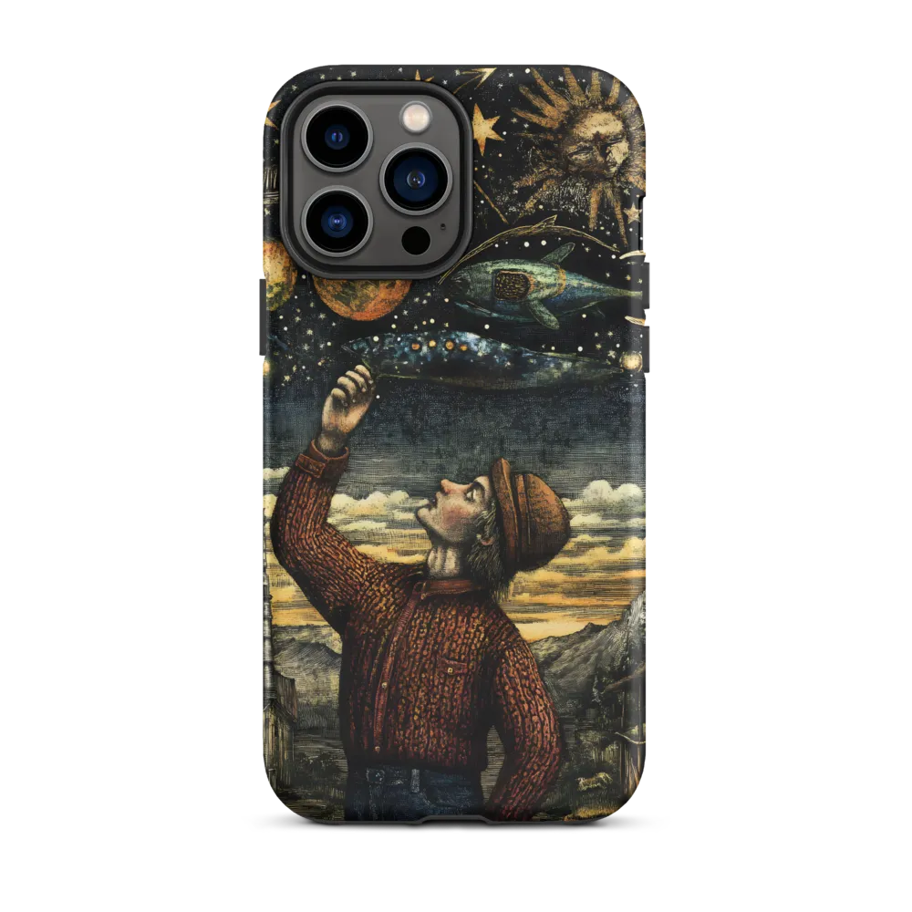 Cosmic Curiosity: A Journey Beyond Earth | Phone Case |  13 Pro Max | Tough Case | Matte