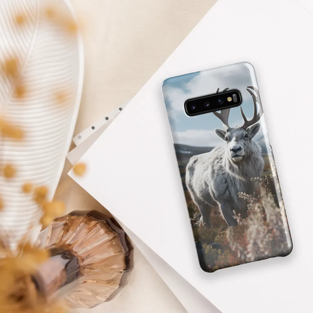 Majestic Harmony: The Reindeer in Nature | Phone Case |  S10 Plus | Snap Case | Glossy