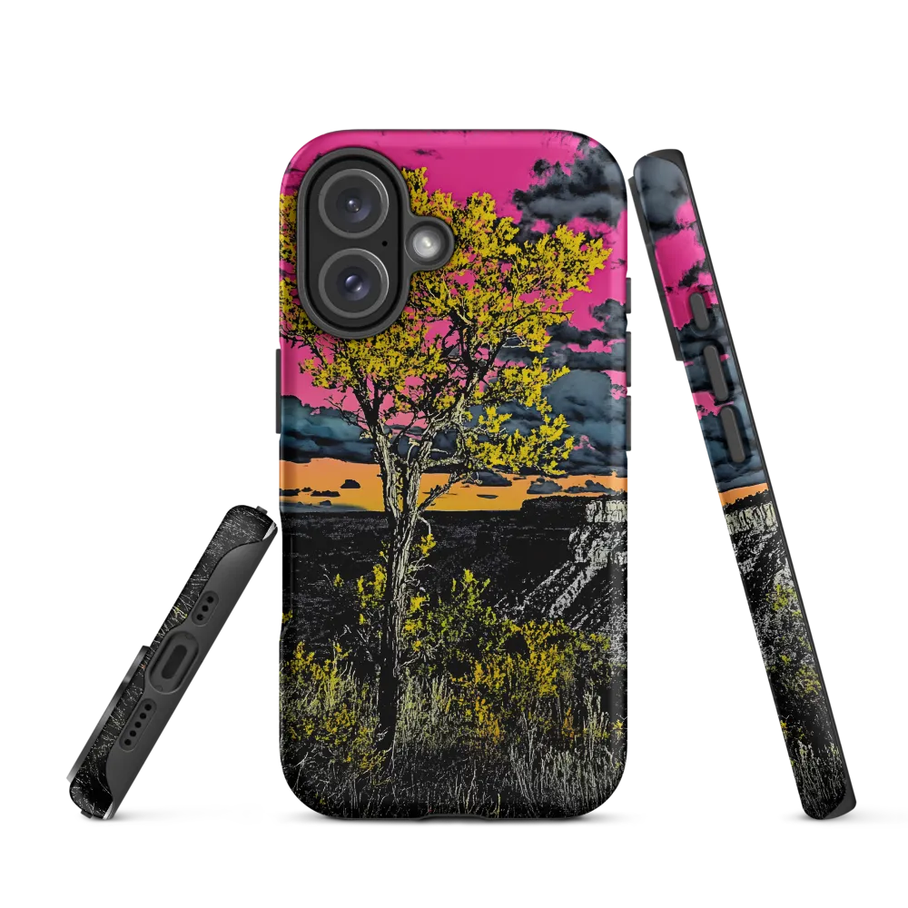 Ethereal Tree in a Surreal Landscape | Phone Case