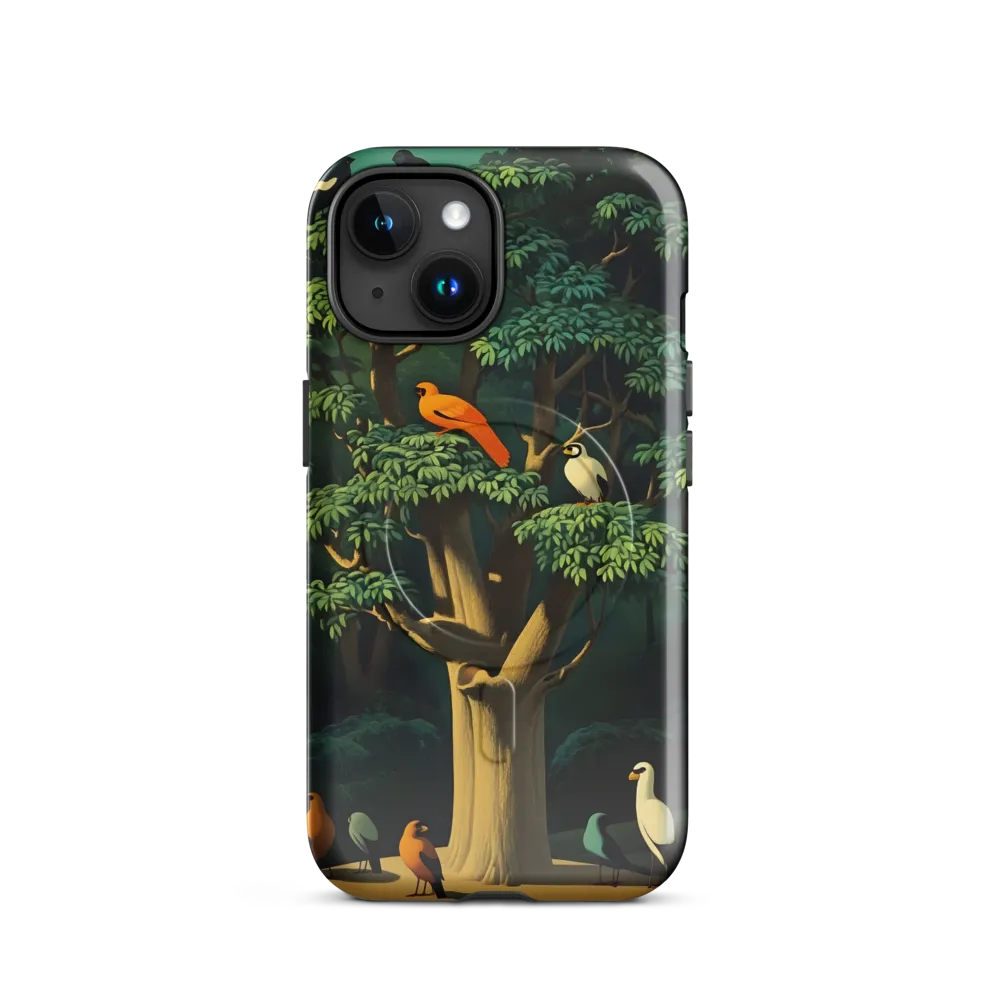 Harmony in Color: A Surreal Bird Symphony