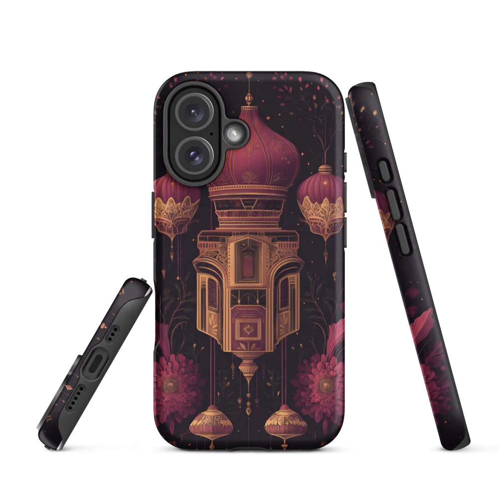 Ornate Harmony: A Digital Floral Architecture | Phone Case