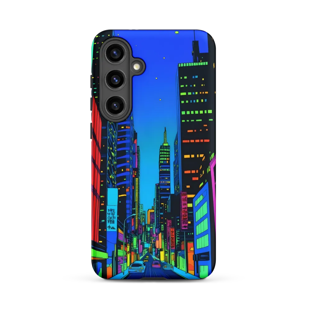 Neon Dreamscape: A Futuristic City at Dusk