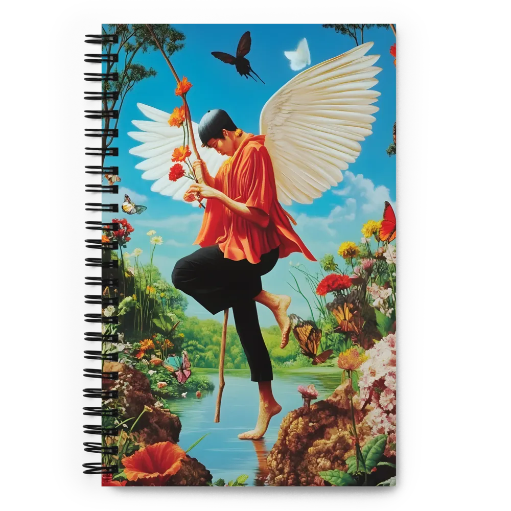 The Angel of Tranquility | Spiral Notebook