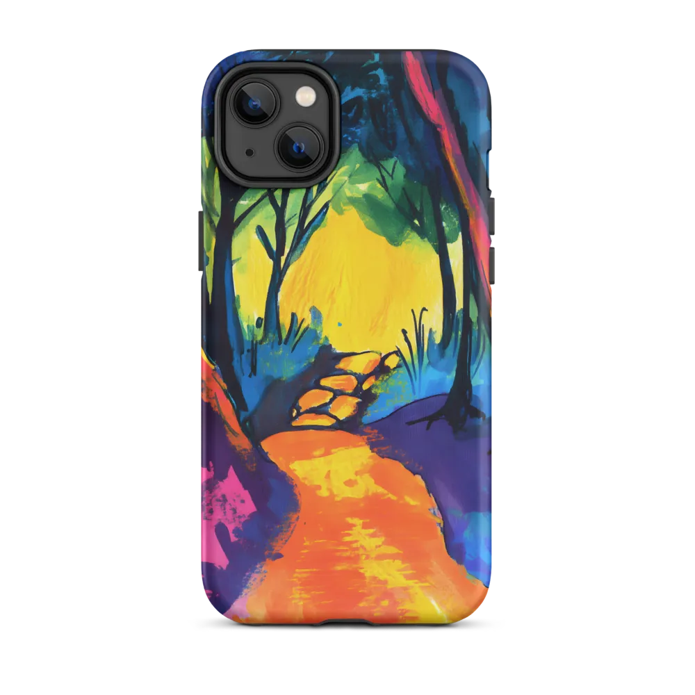 Path Through a Vibrant Forest