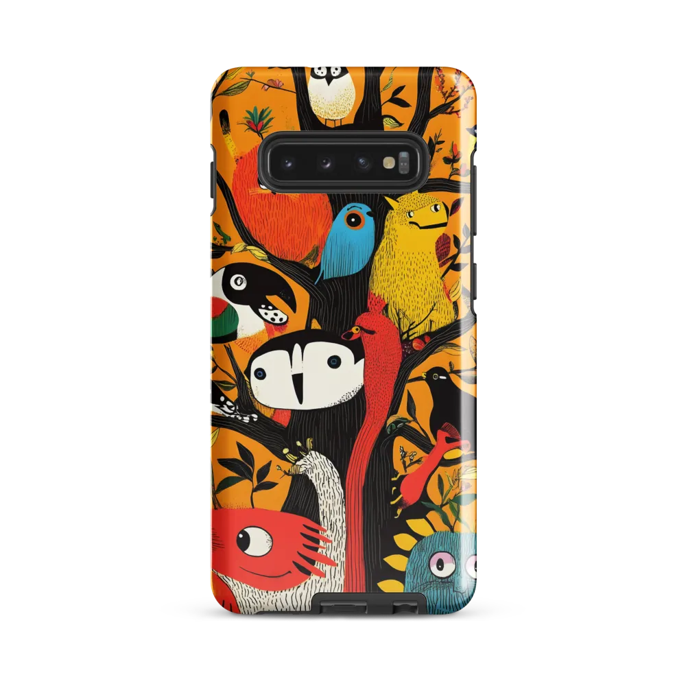 Whimsical Woodland Creatures | Phone Case |  S10 Plus | Tough Case | Glossy