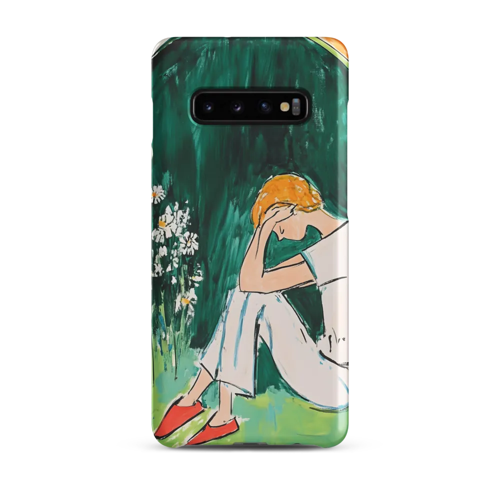 Silent Sorrow | Phone Case |  S10 Plus | Snap Case | Matte