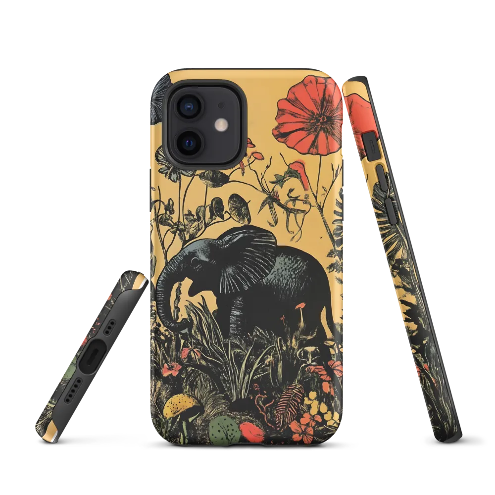 Floral Majesty: The Elephant's Sanctuary