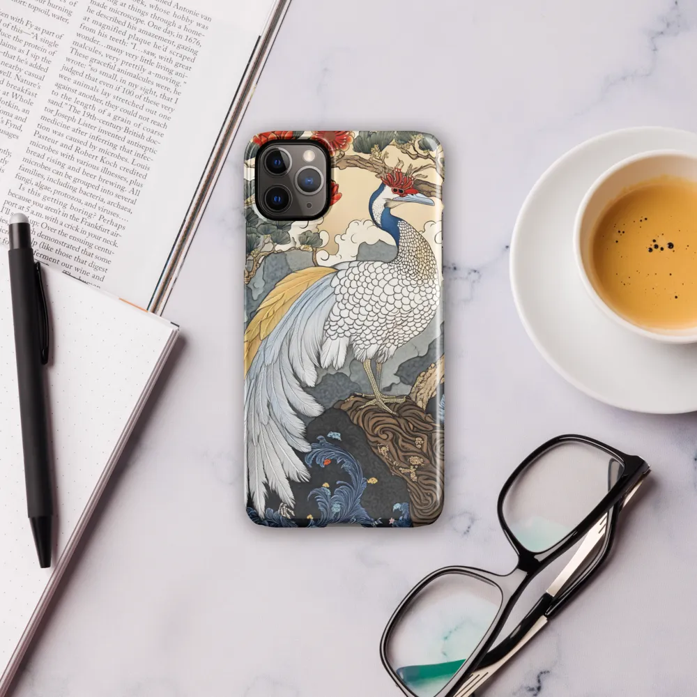 Majestic Serenity: The Ethereal Peacock | Phone Case |  11 Pro Max | Snap Case | Glossy