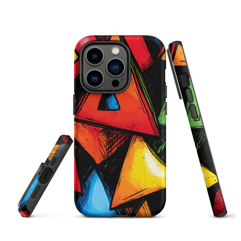 Vibrant Triangles in Abstract Harmony